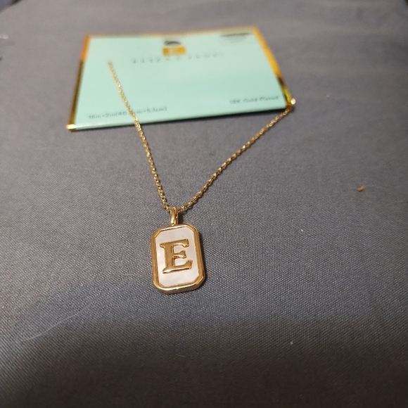 Initial "E" Necklace And Keychain - Picture 3 of 5